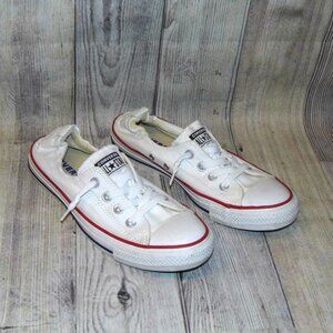 CONVERSE Chuck Taylor All Star Shoreline White Sneakers Womens Size 9